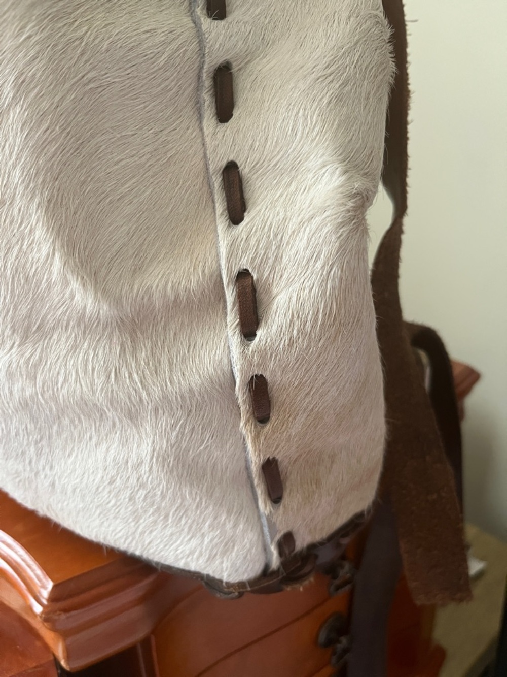 👜 Leather Cowhide Backpack – Vintage Style - Picture 4 of 17